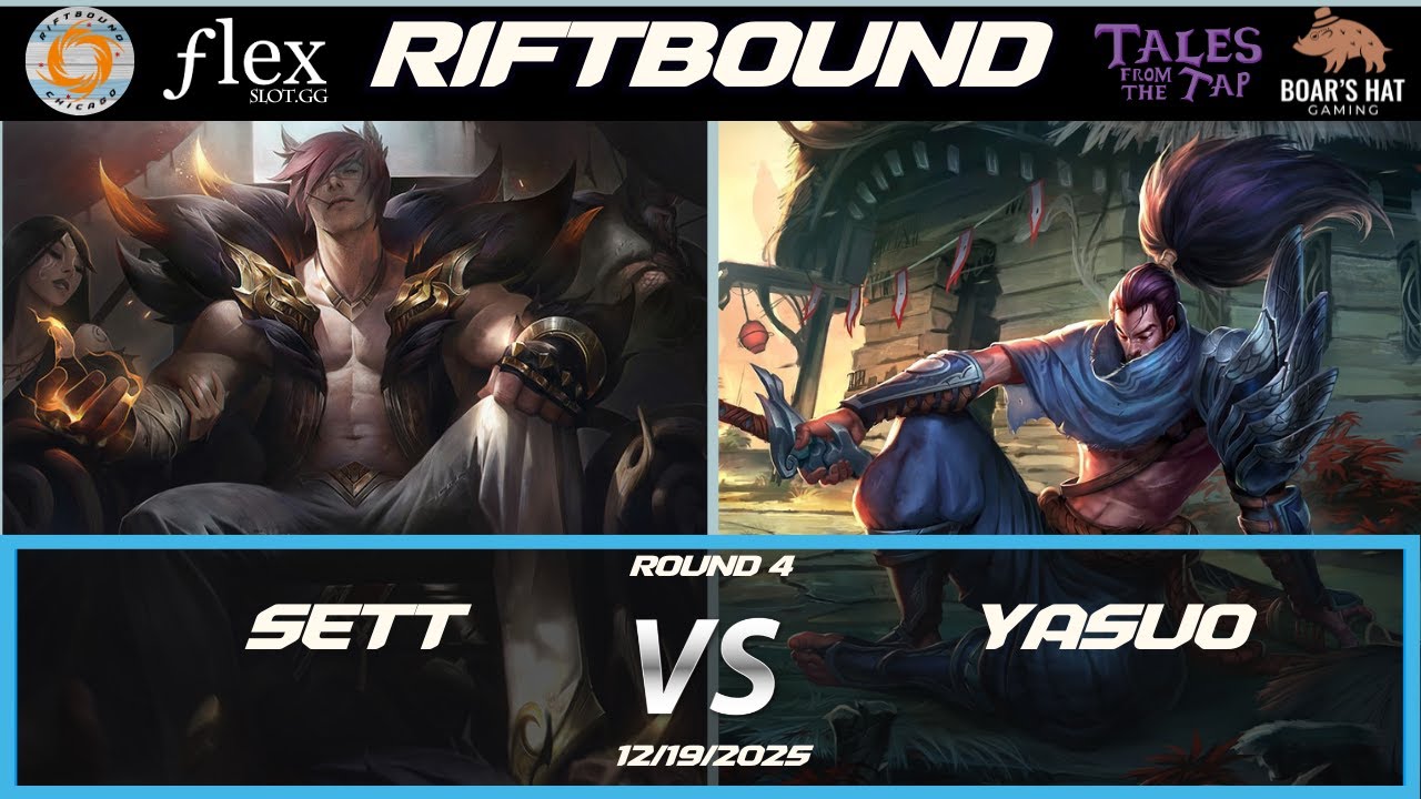 Sett VS Yasuo   [Riftbound Gameplay Round 4]