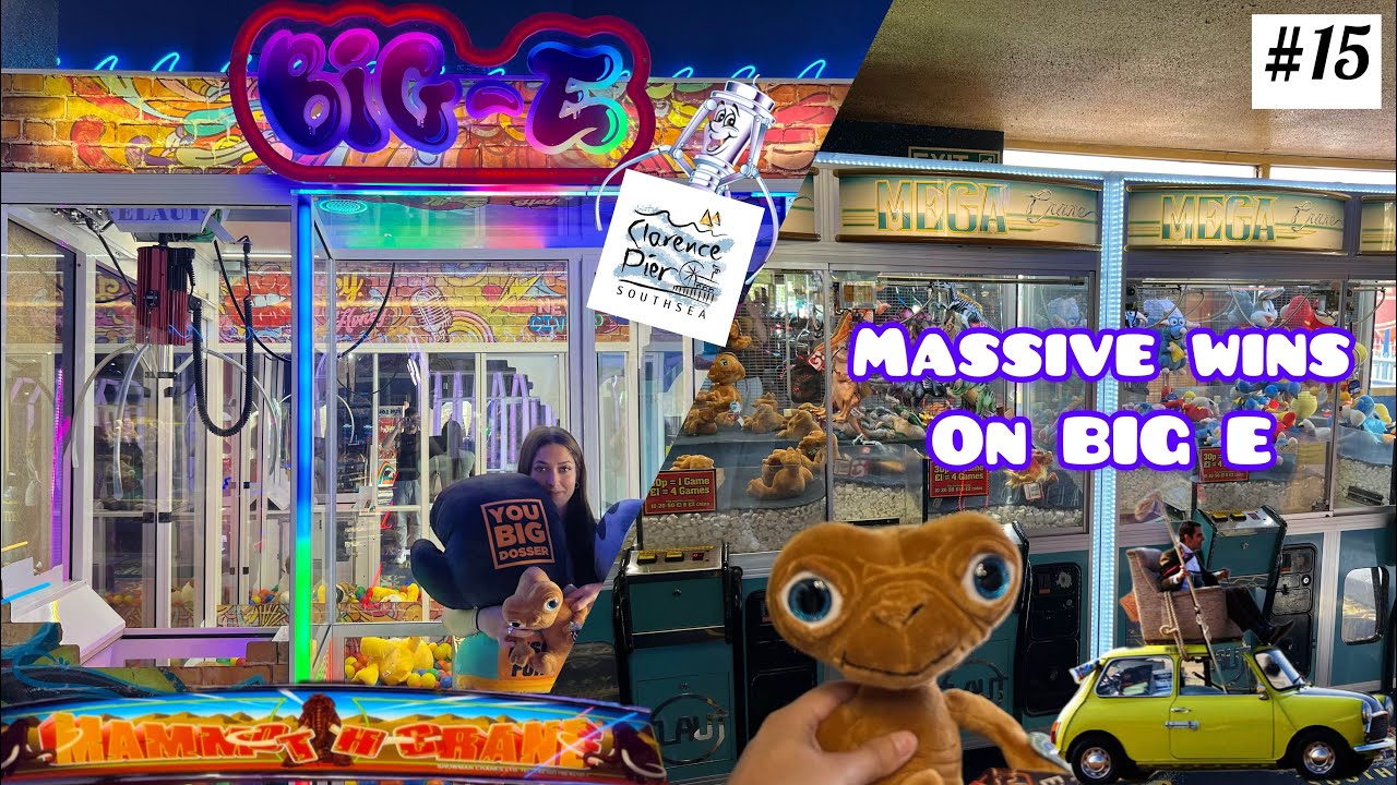 Claw Machines UK Episode #15 | Southsea Clarence Pier | Massive Wins on The Big One