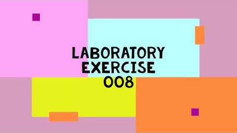 Arevalo, April - Laboratory Exercise 008
