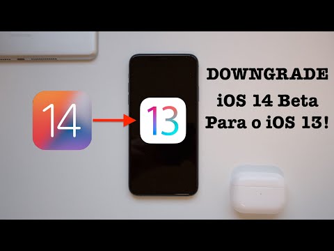 Como Voltar do iOS 14 Beta para o iOS 13!! (Downgrade)