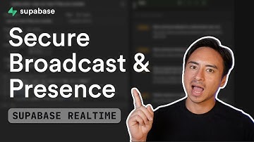 Securing your Broadcast and Presence messages on Supabase Realtime with RLS