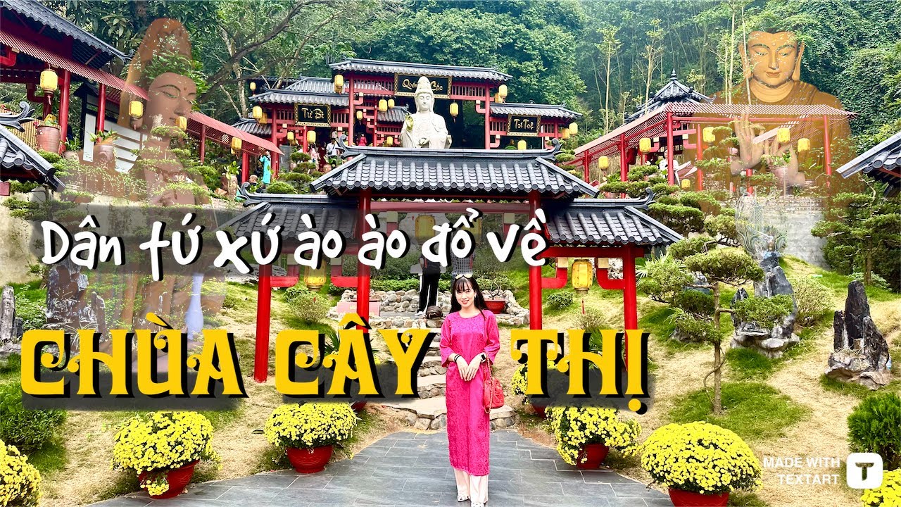 Dân tứ xứ nô nức tới để tận mắt thấy cảnh này tại Chùa Cây Thị Hà Nam