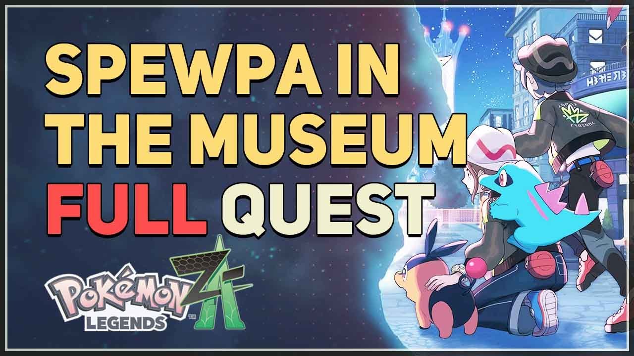Spewpa in the Museum Pokemon Legends Z-A