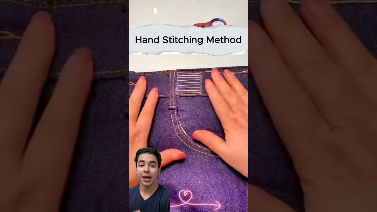 Простой способ ушить талию любых брюк (ручной метод)