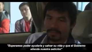 Pacquiao Visita A Una Filipina Condenada A Muerte En Una Cárcel De Indonesia