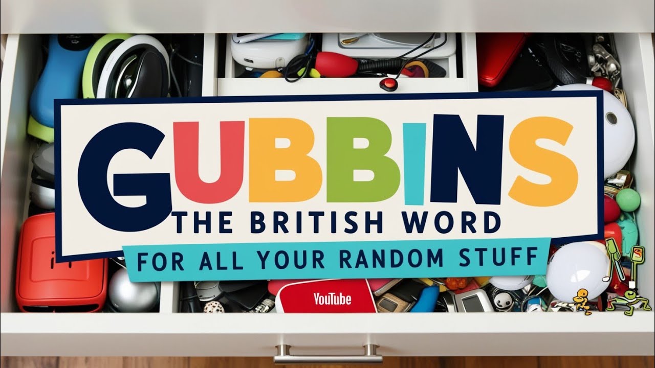 Gubbins: The Quirky British Word for All the Random Stuff in Your Life!
