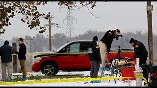 Officer-involved shooting scene investigation at Pasco trailer park