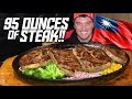 Taiwanese 95oz Steak Challenge in Taipei w/ Spaghetti Noodles!!