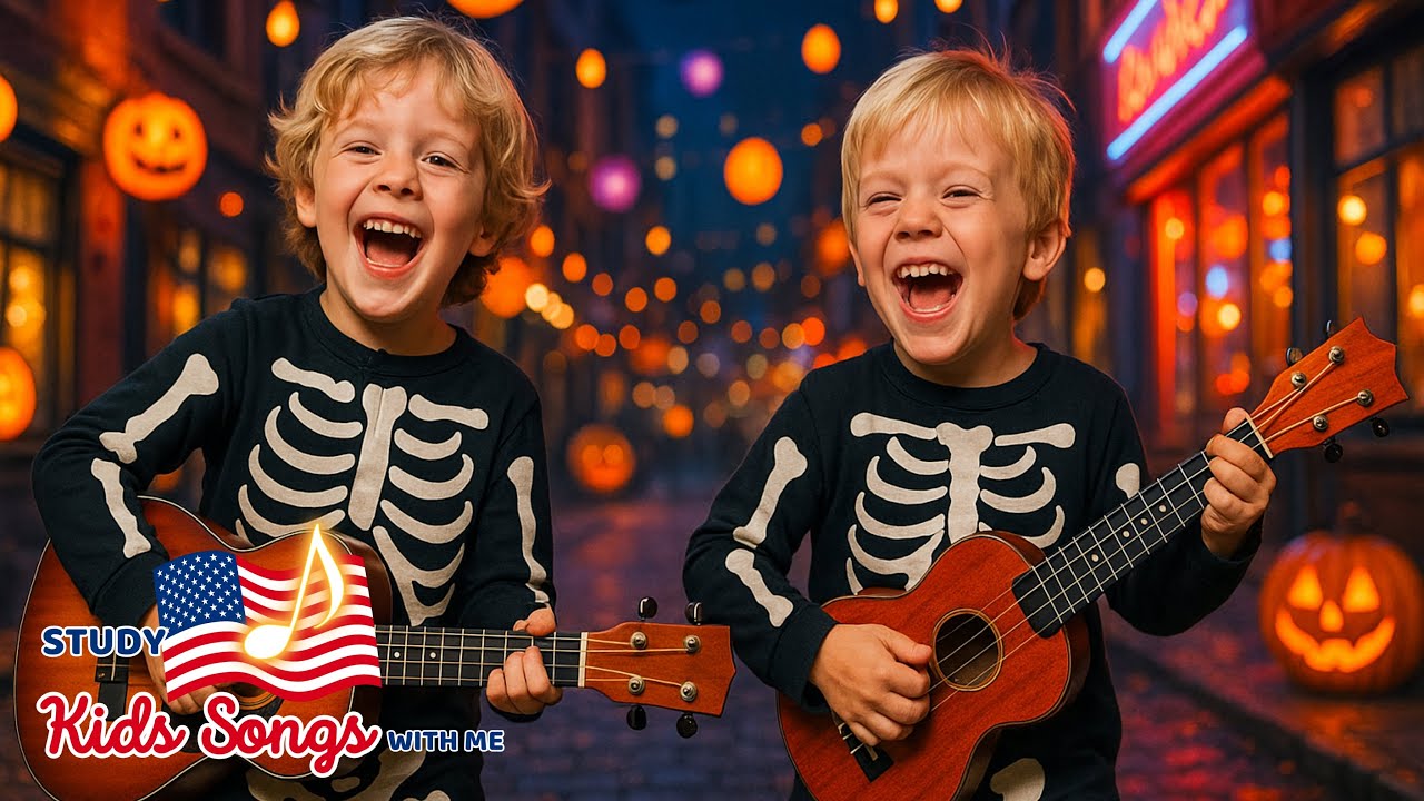 Pumpkin Waltz – A Halloween Dance Under the Moonlight! 🌕 + @Study with me Halloween song