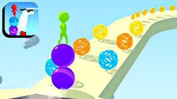 Stack Rider 🟡🌈🌟 All Levels 114-115 Gameplay (iOS,Android)