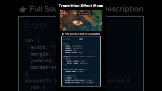 🔥 Navigation Menu Using HTML &amp; CSS #coding