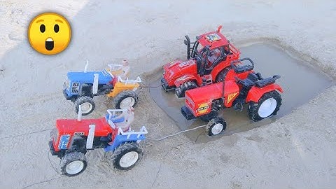 Diy tractor stuck in mud mini science project || Part-12 || Tractor Video || @shubbucreator