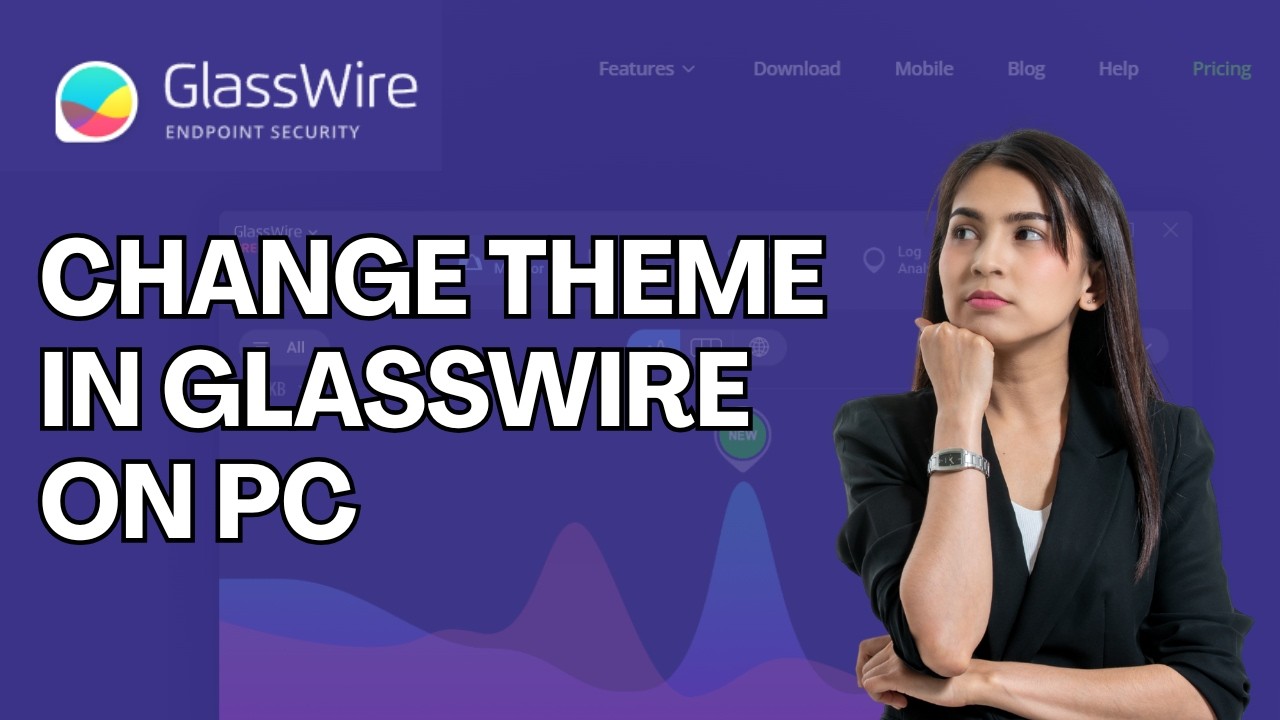 Как изменить тему оформления в Glasswire на PC 2026?