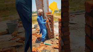 house construction pillar level adjustment tricks and tricks #trendingshorts #comedy #funniestvideo
