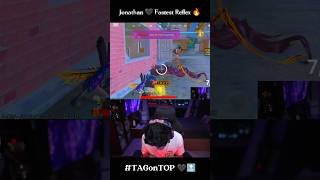 Jonathan Fastest Reflex 🔥🥵 #shorts #bgmi #jonathangaming #jonathan #tagontop 🖤🔝