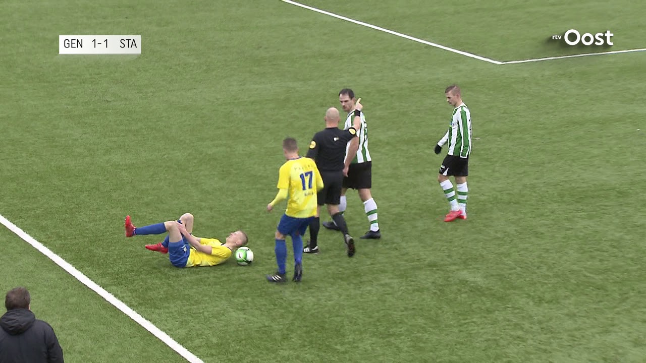 Geen winnaar bij spectaculaire streekderby tussen SC Genemuiden en Staphorst