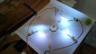 Testing my rotary spark gap.
