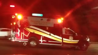 Orange County Fire Rescue Medic 2 code 2 response during no traffic at night.