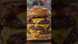AMERICAN #food Giant Cheeseburger