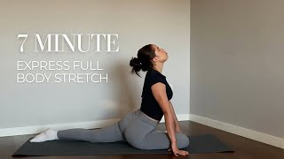 7 Minute Full Body Relaxing Stretch Hip Focused
