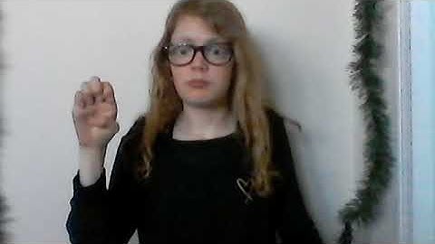 American Sign Language lesson 6 assignment 1