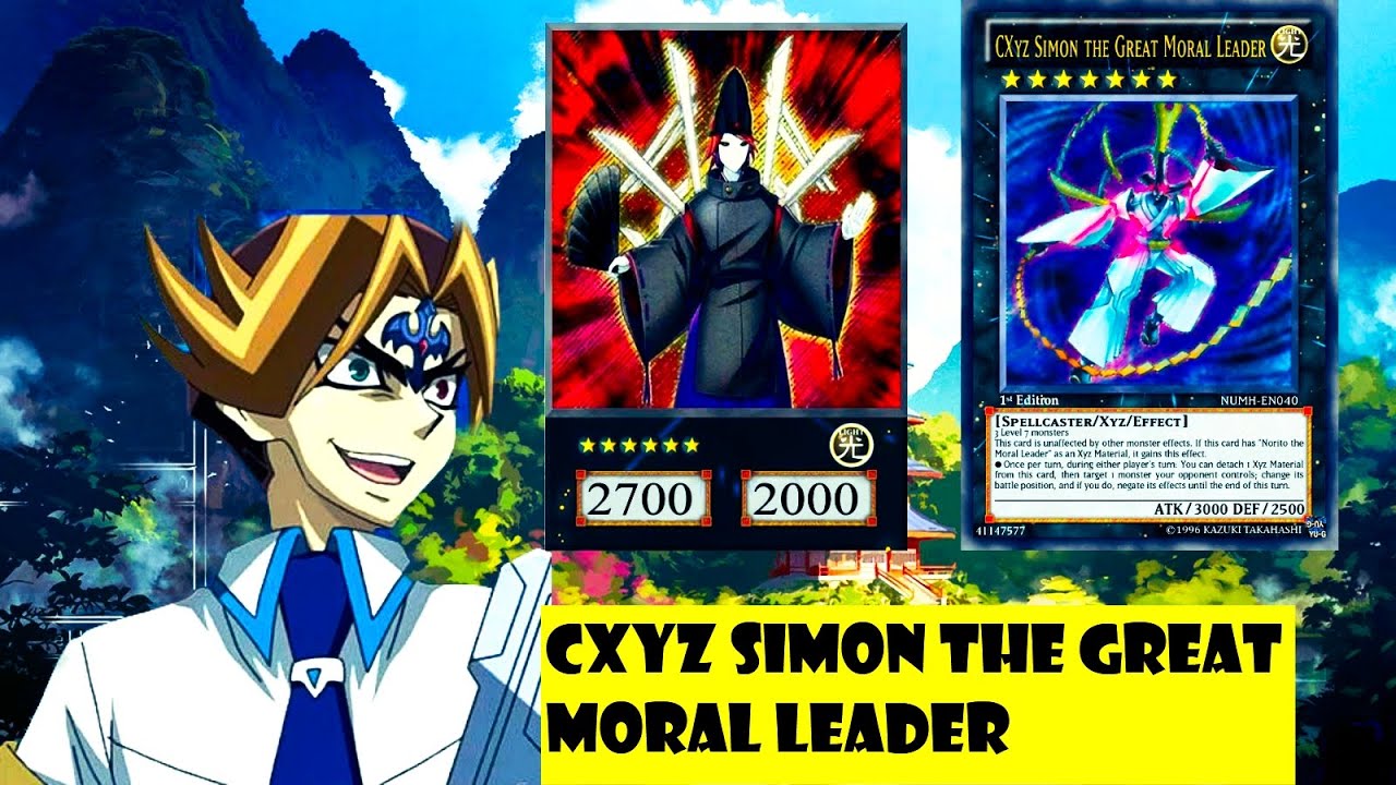 Yu-Gi-Oh! - CXyz Simon The Great Moral Leader (NUMH-EN040) - Number