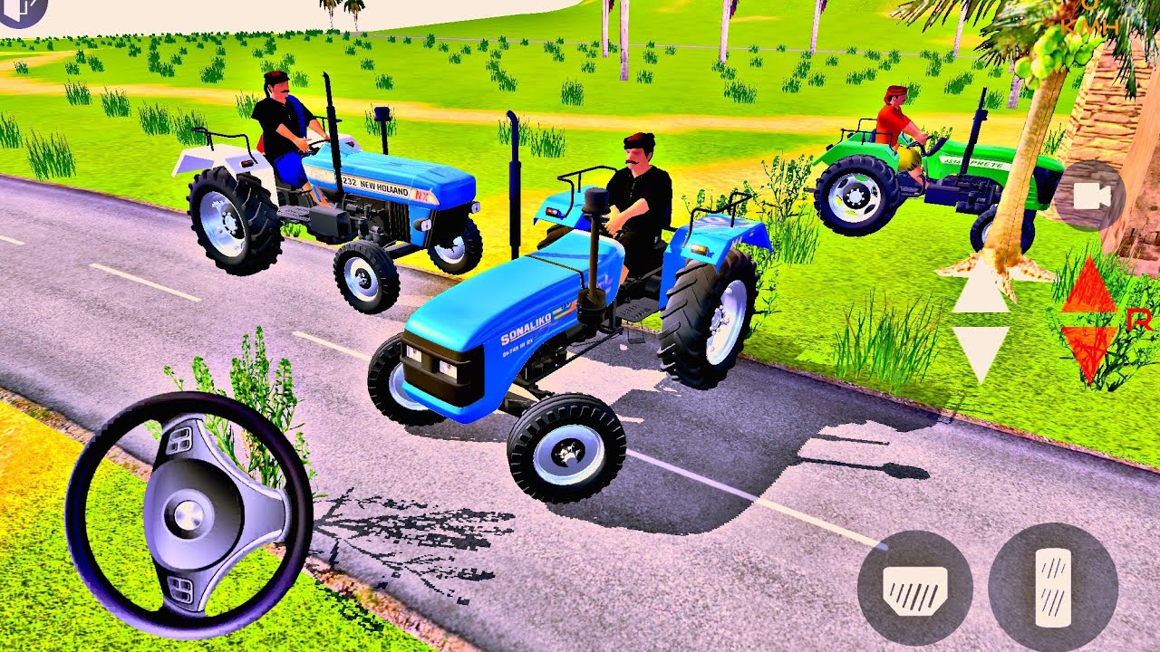 3D Experience Indian Tractor Driving Challenges Stunning Landscapes