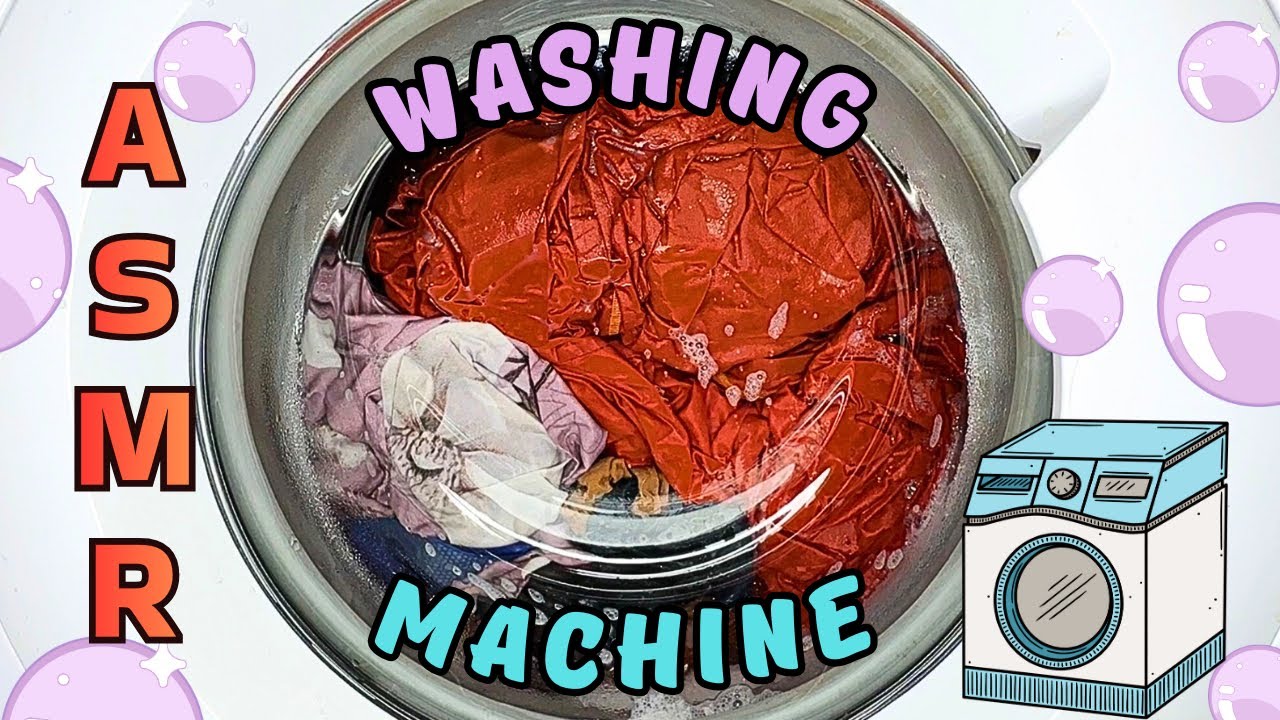 🫧 ASMR Washing Machine Sounds 🫧 Deep Laundry Therapy | Bedding & Clothes Washing