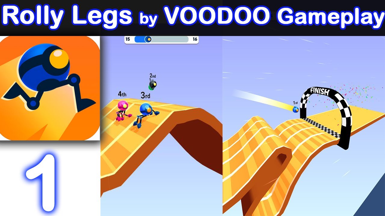 Rolly Legs by VOODOO - Game-play | Walk-through (IOS , Android) | MG Games