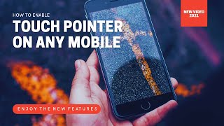 how to enable touch pointer in android #shorts