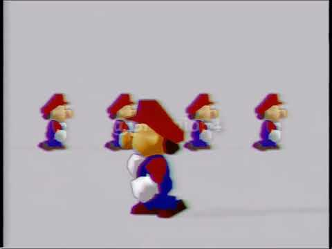 Textureless Mario Loses His Marbles [Blender animation test]