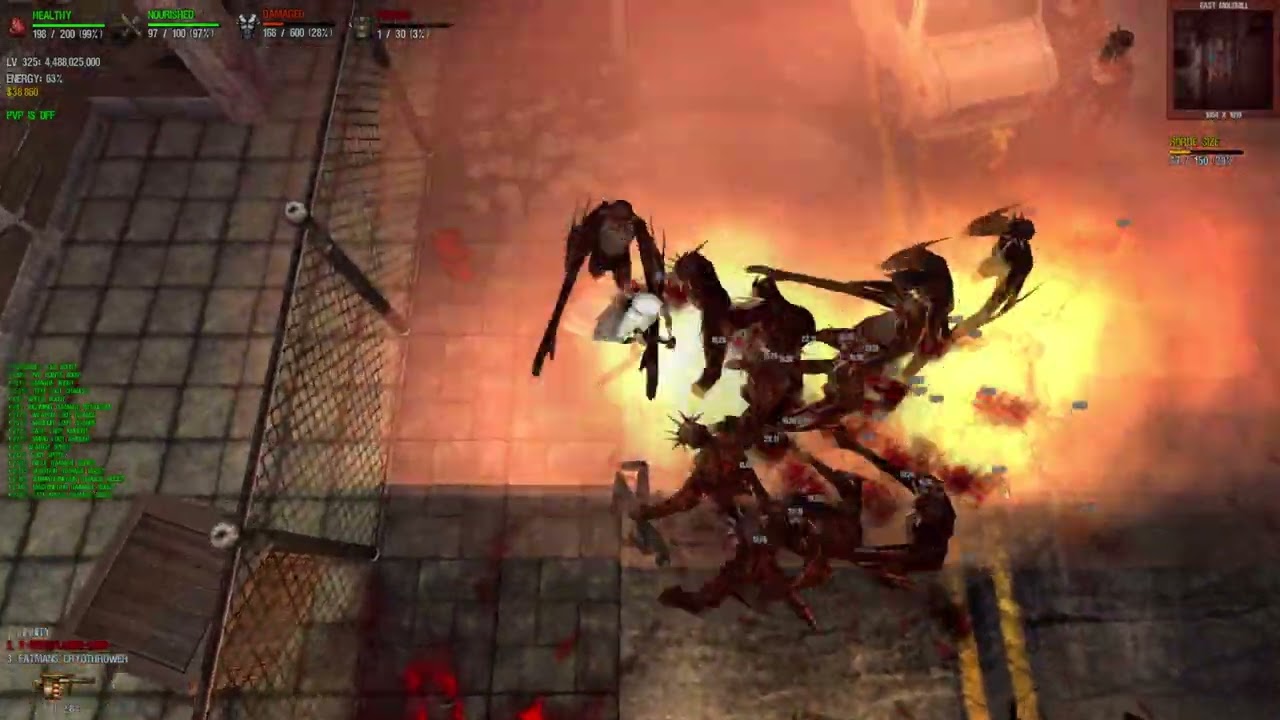 Dead Frontier: X-Eggsploder vs. Outdoor Death Row Horde