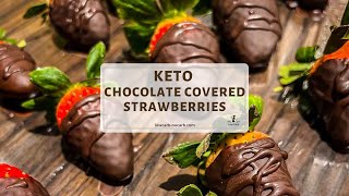 How To Make Keto Chocolate Covered Strawberries