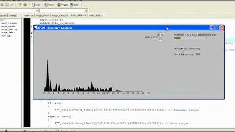 Spectrum Analyzer (C++, SDL)