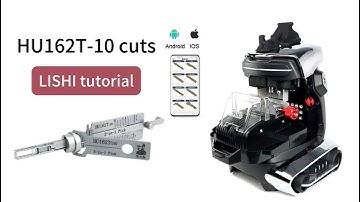 Decode VW HU162T 10 Cuts by Lishi and Cut Key with 2M2 Tank 2 Pro- OBDII365