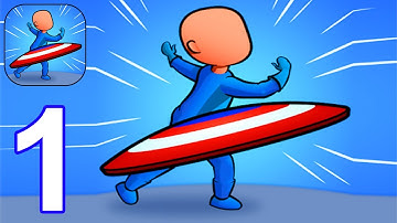 Shield Master - Gameplay Walkthrough Part 1 All Levels 1 - 10 (Android, iOS)