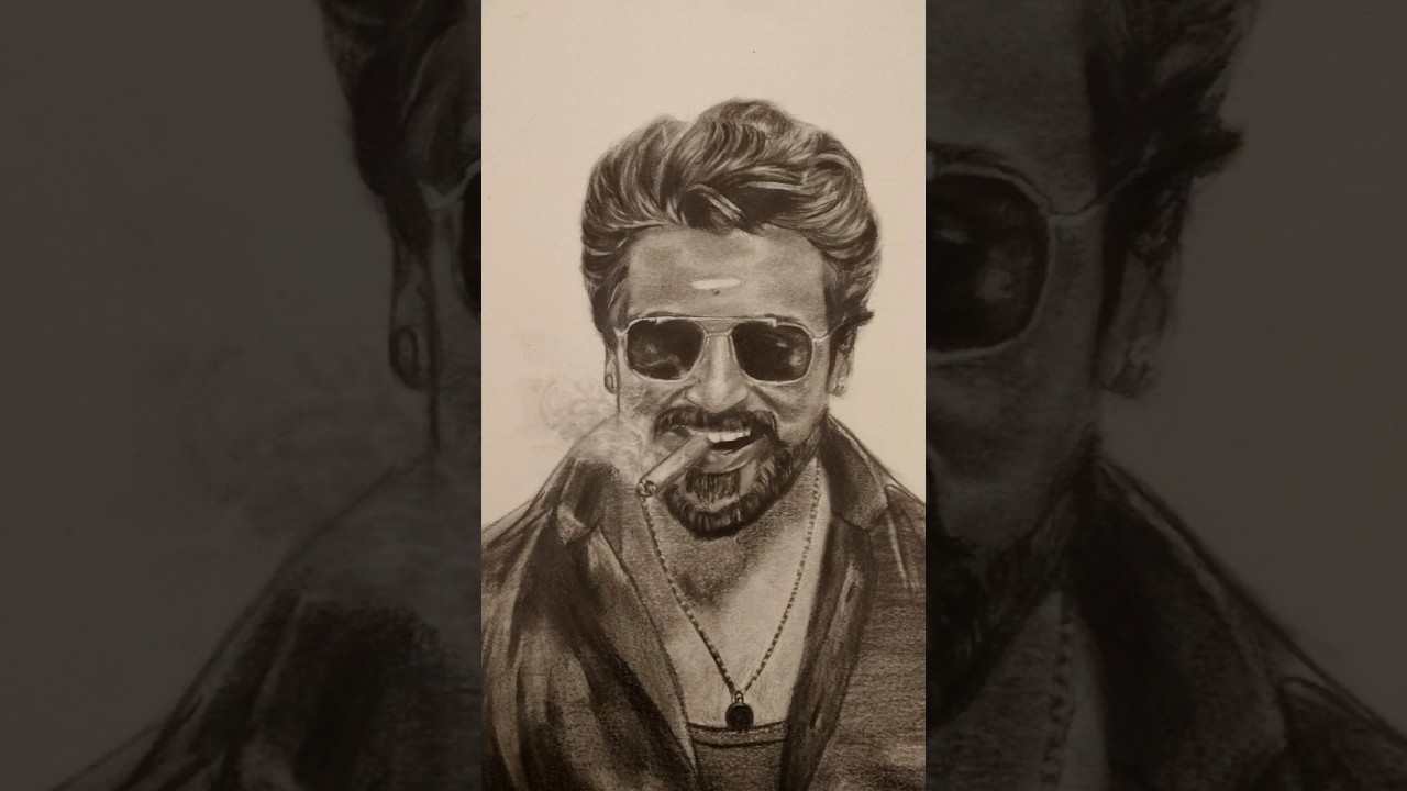 Karuppu suriya pencil drawing 