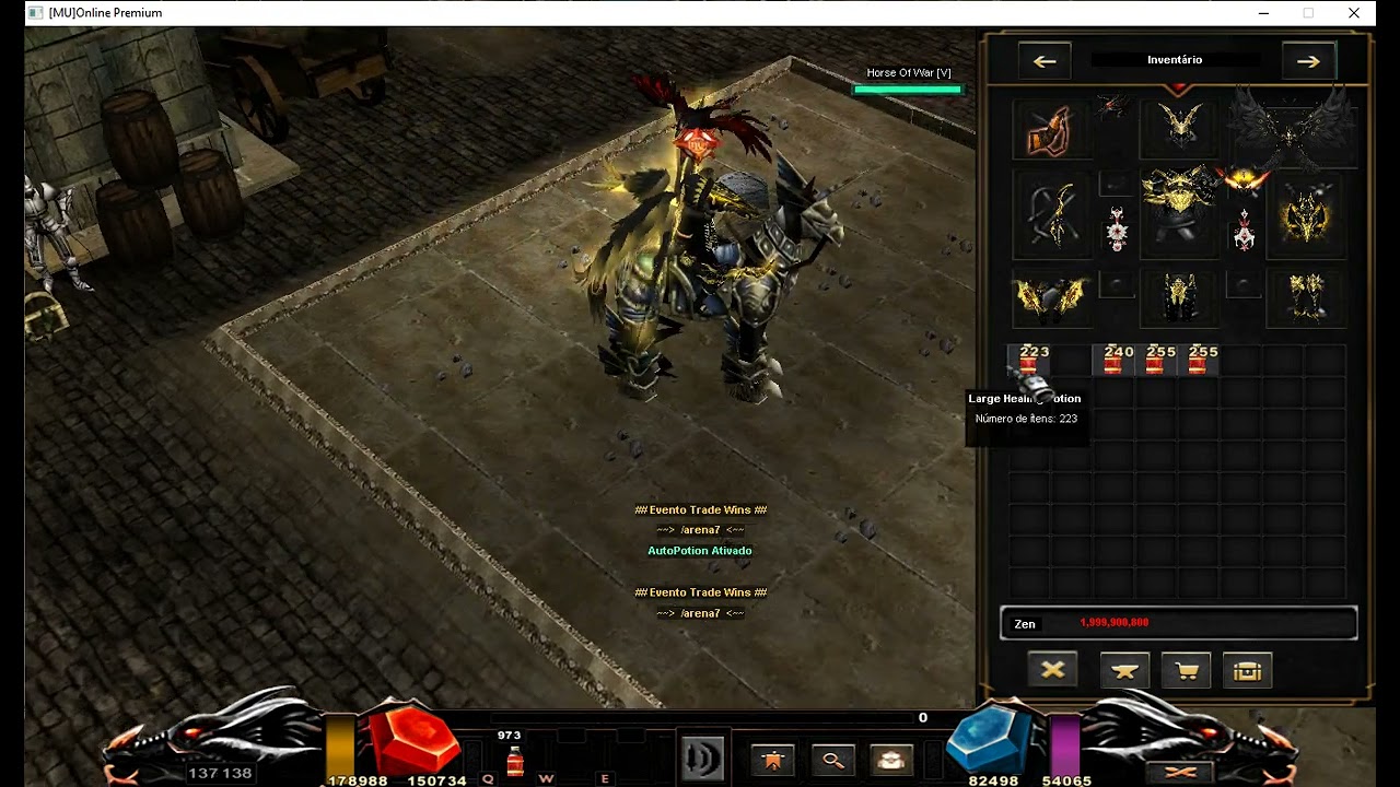 Sistema De AutoPotion + Potion Infinito Automático Agregado no Jogo ( Criando 