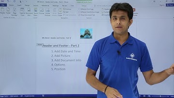 MS Word - Header and Footer for Notes