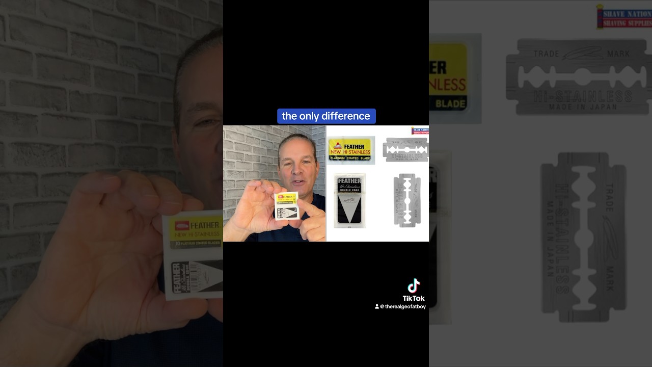 Лезвия Feather: в чем разница?