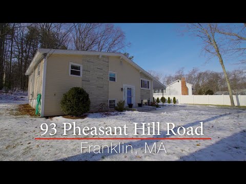 93 Pheasant Hill Road, Franklin, MA home video tour