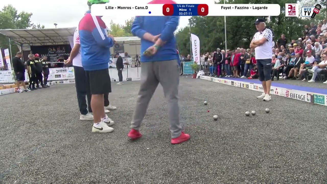 Miniature : PPF Tour 2023 Auch National 1/4 de Finale Equipe MONROS contre équipe FAZZINO