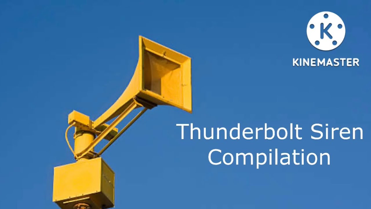 Thunderbolt Siren Compilation (Credit to every person who filmed these sirens)