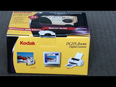 Kodak DC215 Zoom Millennium 2000 Edition Camera Unboxing
