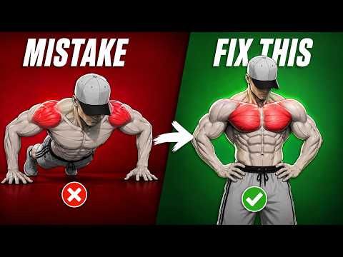 Why Your Chest Isn’t Growing (Fix These Mistakes NOW)#ChestWorkout #PushUps #ChestGrowth#homeworkout