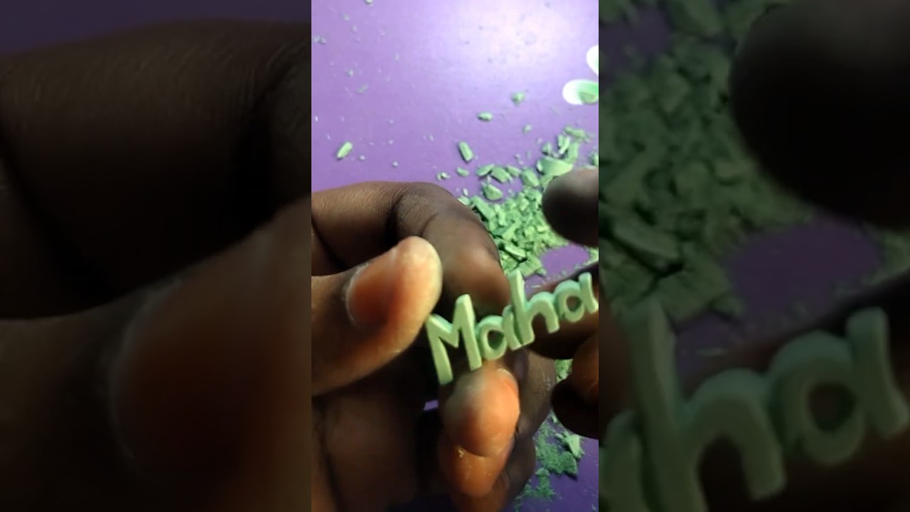 Easy carving ❤️|Name carving| Maha❤️✨ 