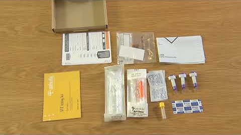 Vaginal STI self-sampling kit contents