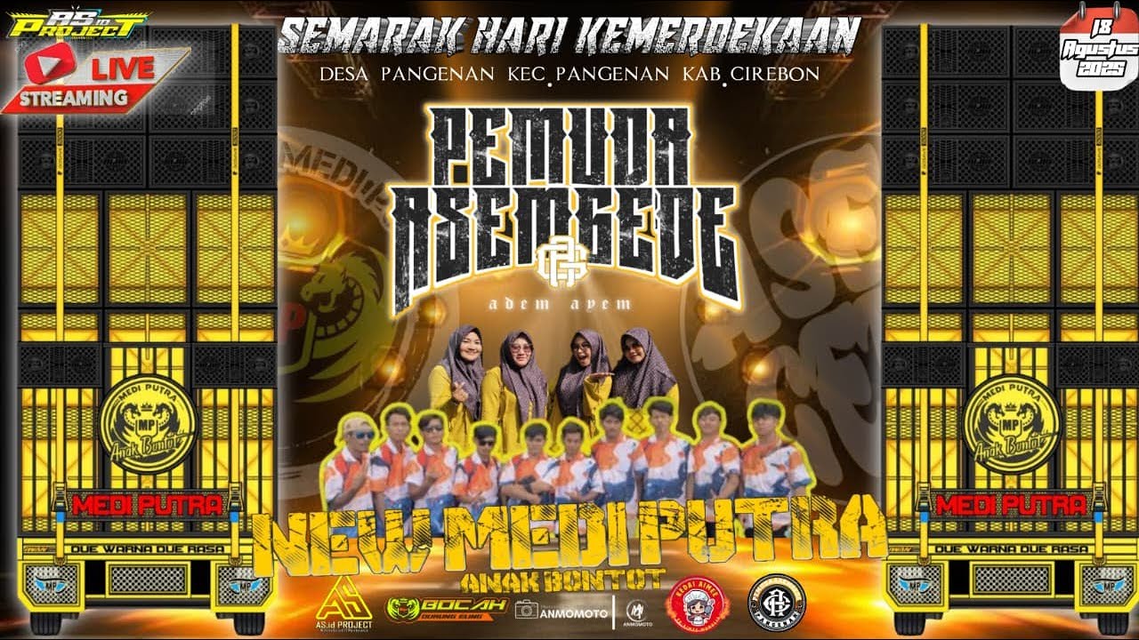 🔴LIVE|HARI KEMERDEKAAN| NEW MEDI PUTRA | DS.PANGENAN LOR DUSUN 3 KEC.PANGENAN-CRB |18 AGTS 2025