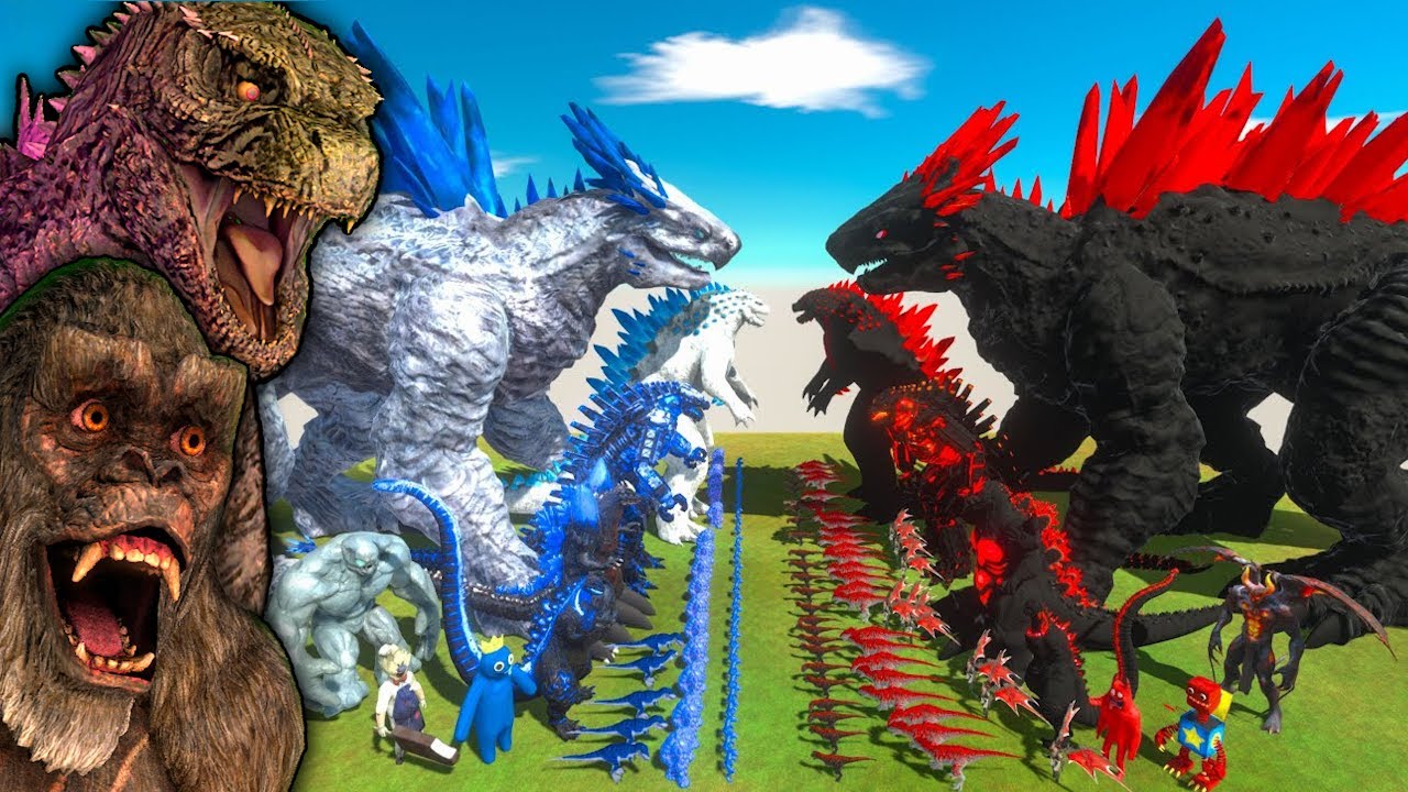 Reacting To Godzilla vs EVIL Godzilla in ARBS