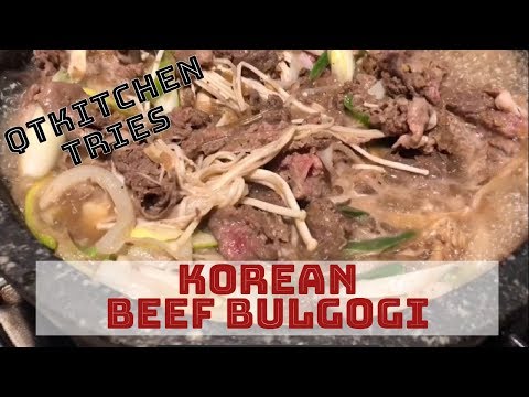 Authentic Korean Bulgogi